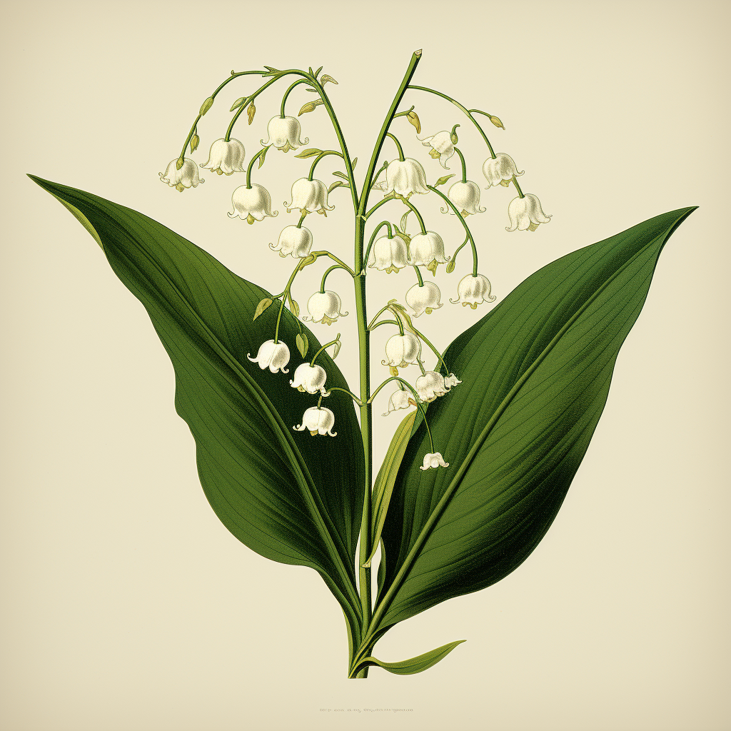 Delicate Lily of the Valley