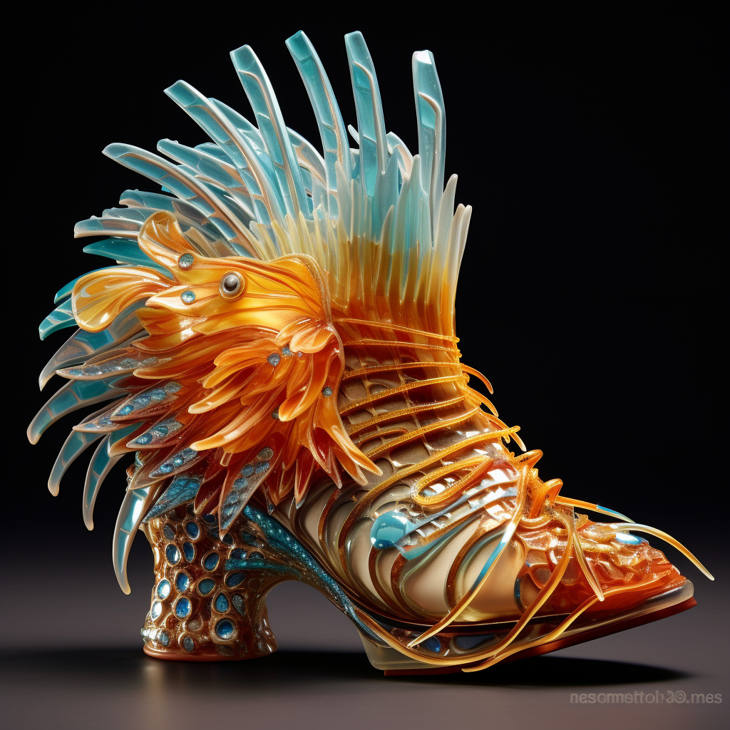 Lionfish-inspired shoes design