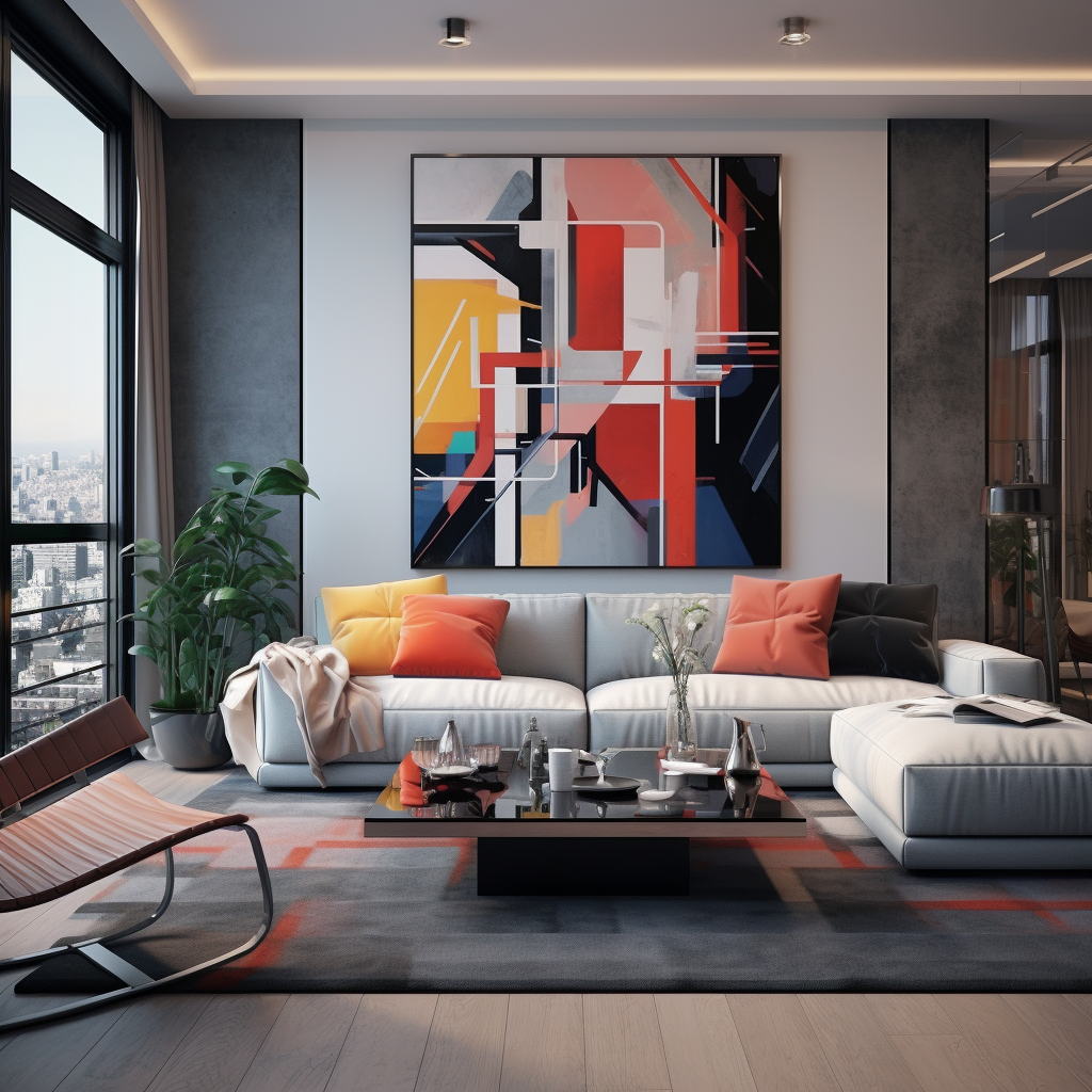 Modern living room interior