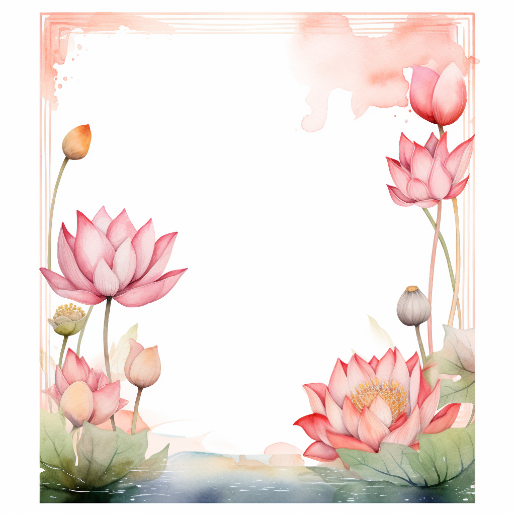 Lotus Flowers Poster - Serene and Beautiful Art