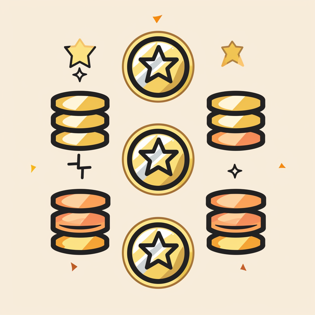 Loyalty Points Reward System Icons