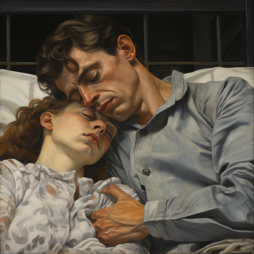 Lucien Freud's iconic painting