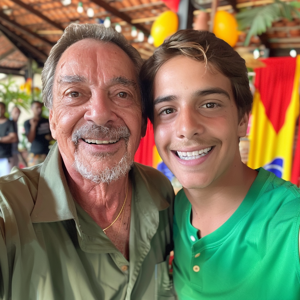 Lula Bolsonaro birthday party selfie