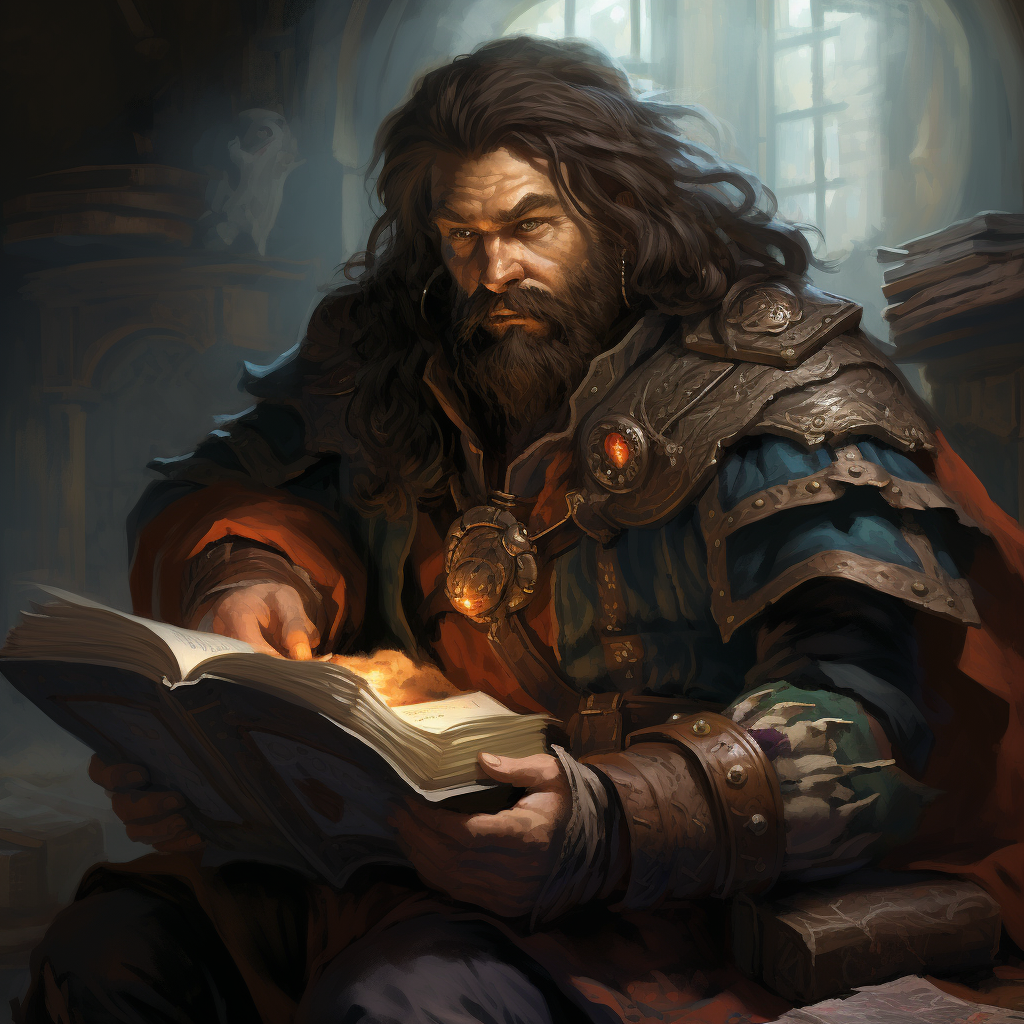 Image of a Male Dwarf Sorcerer