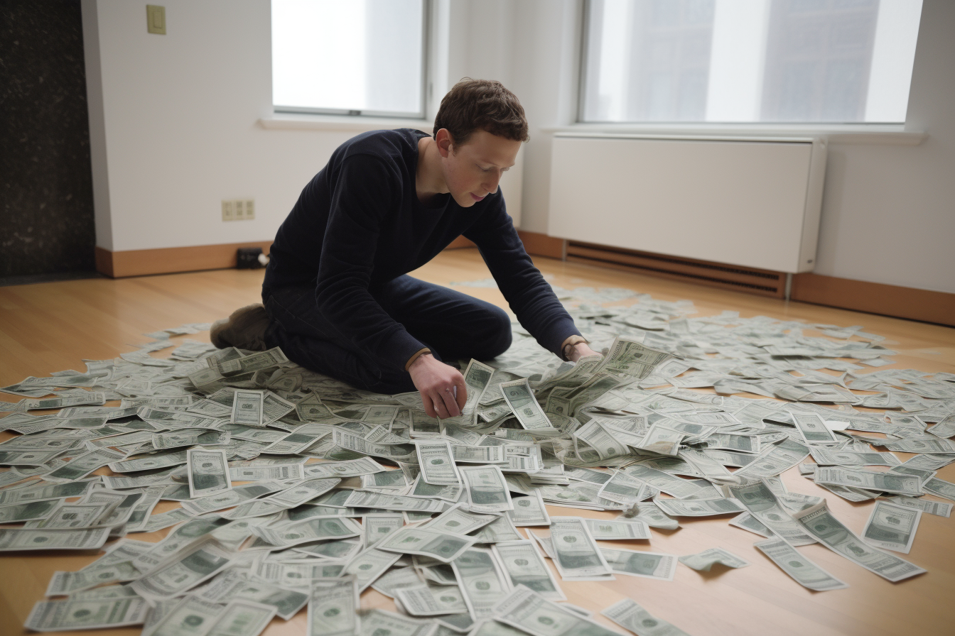 Mark Zuckerberg spreading money