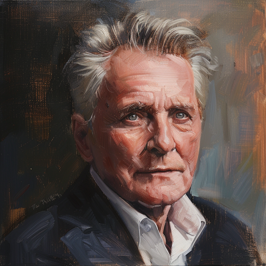 Martin Sheen Actor Portrait Image