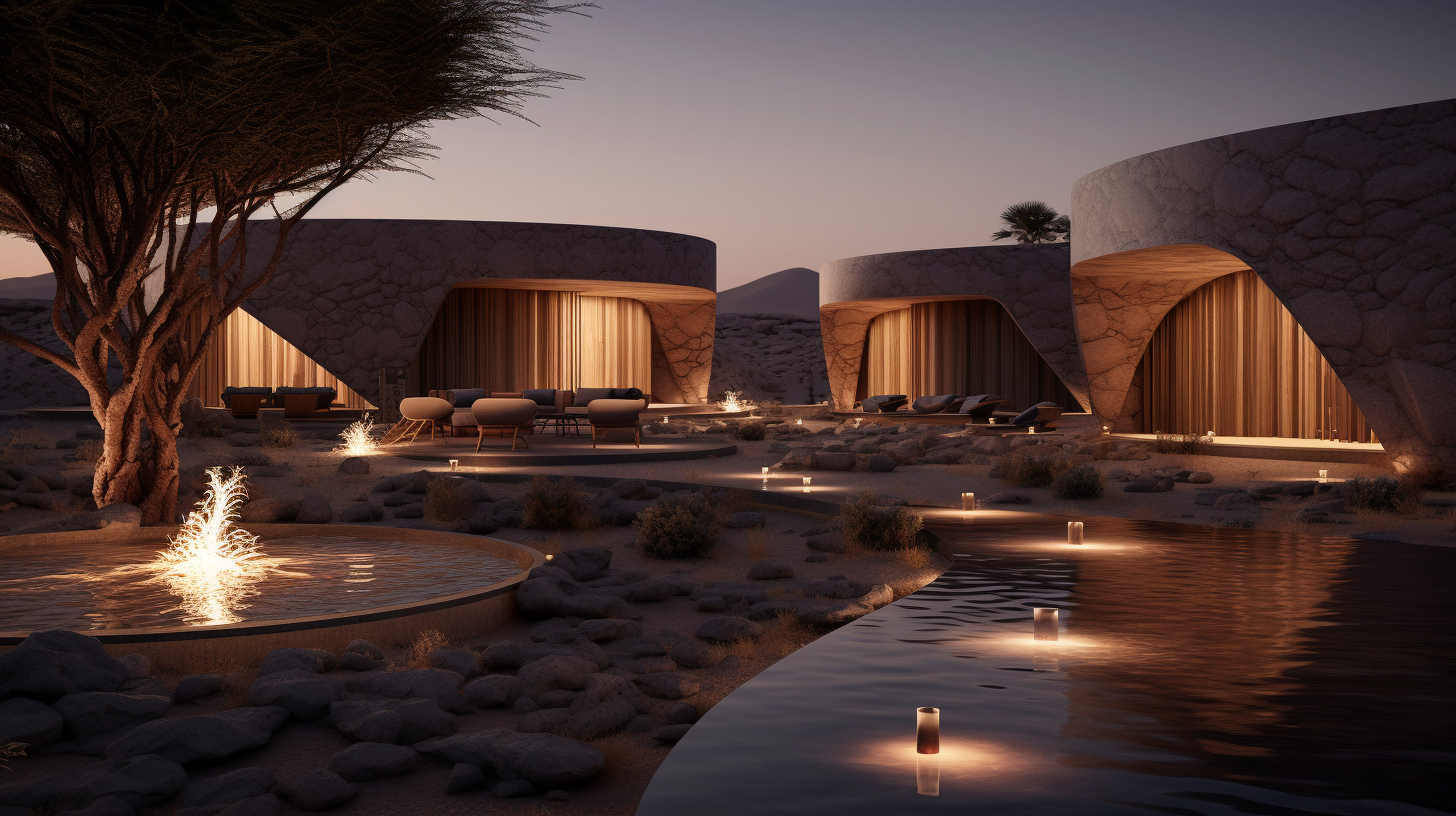 Minimalistic Sustainable Resort in Masirah Island