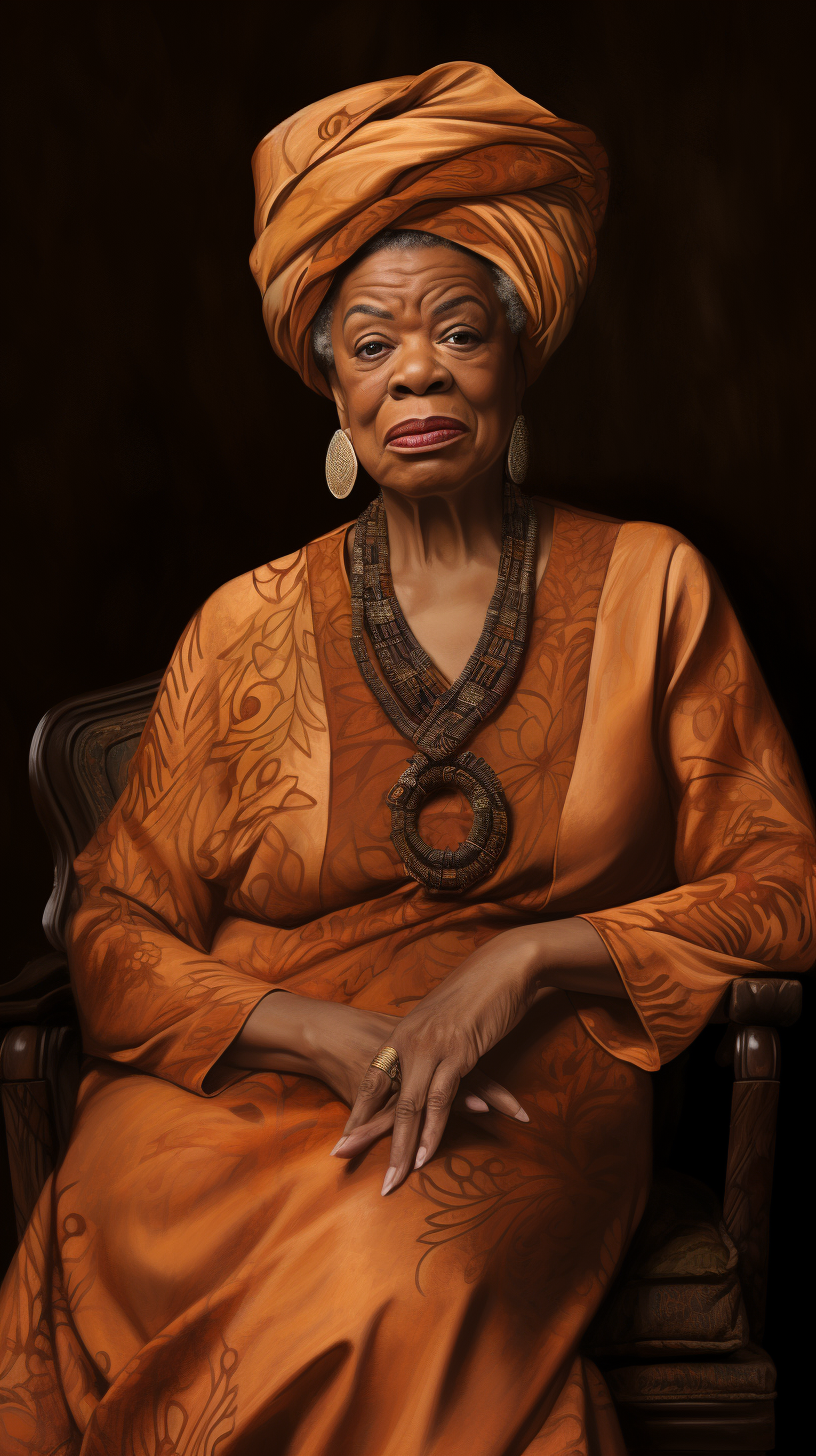 Maya Angelou, American Poet Icon