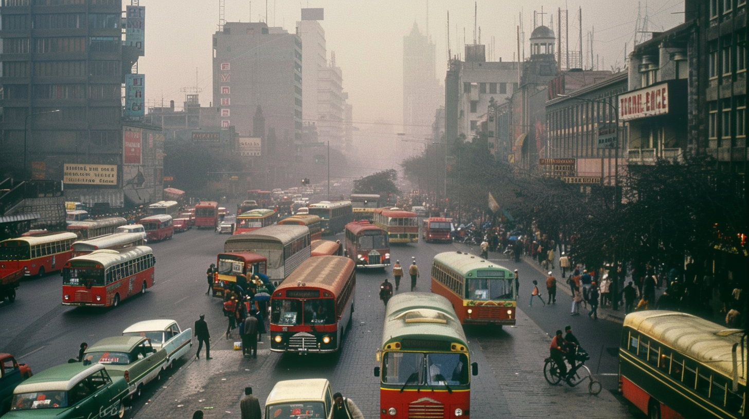 Urban Expansion Mexico City Scene