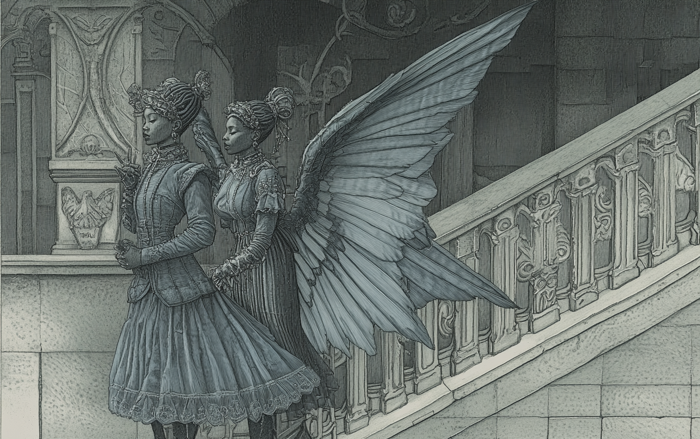 African American Steam Punk Wings