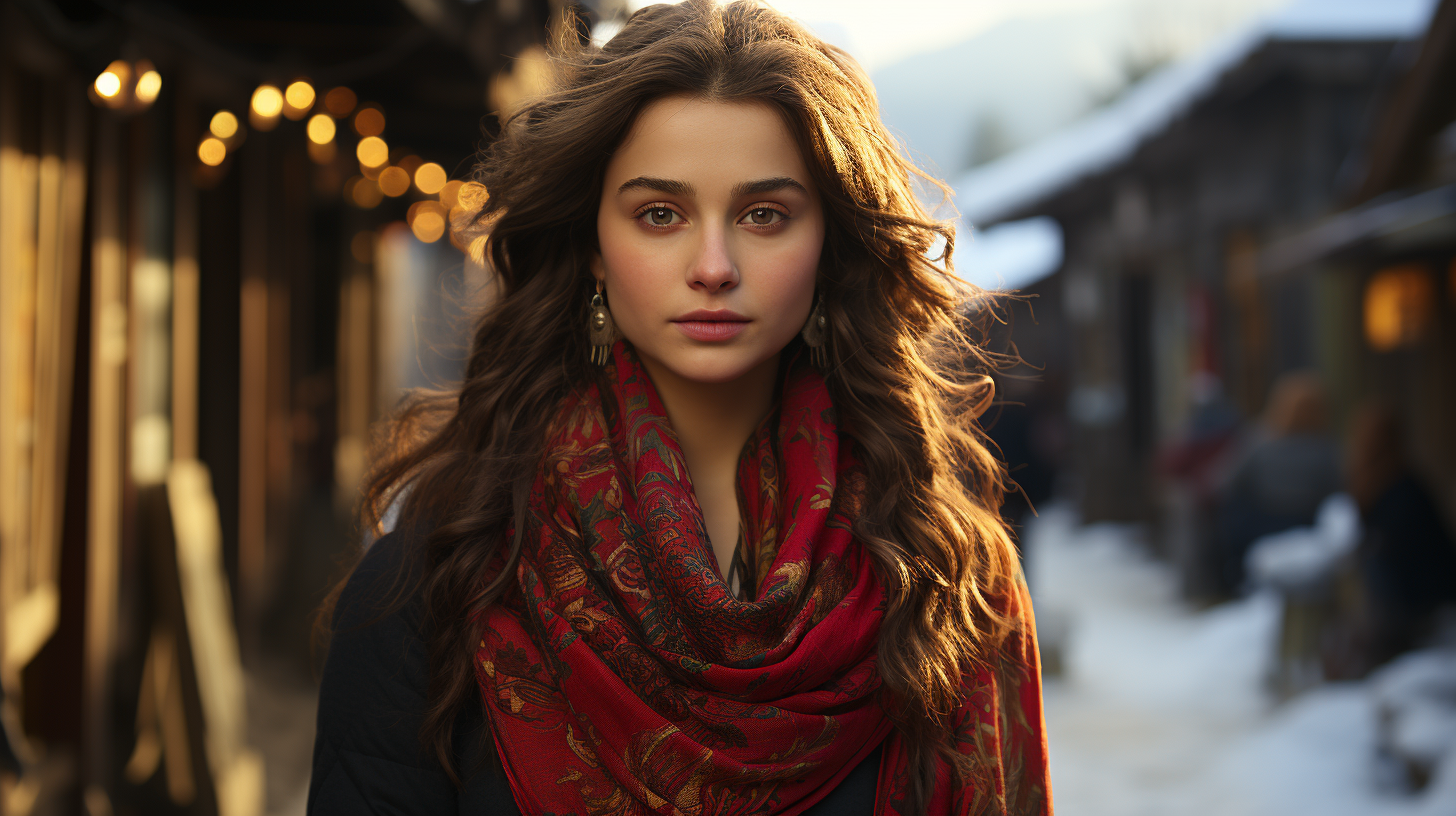 4. Beautiful Alia Bhatt in snow ❄️