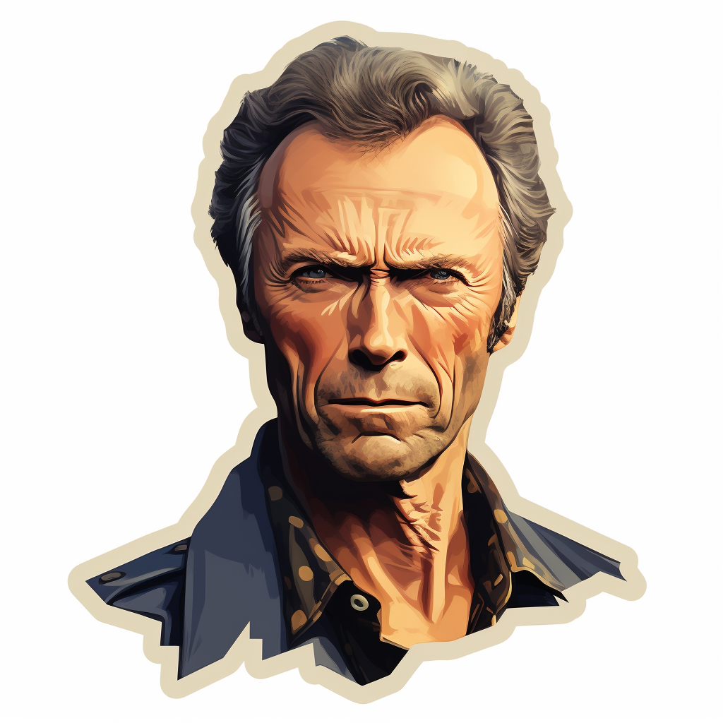 Iosif Clint Eastwood Stiker image