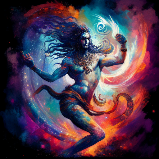 4. Image of Personal Shiva Dancing Rainbow