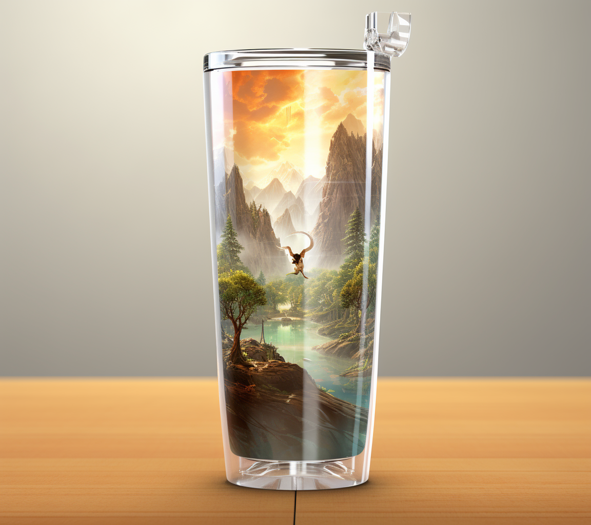 High-resolution 20oz Straight 3 Tumbler