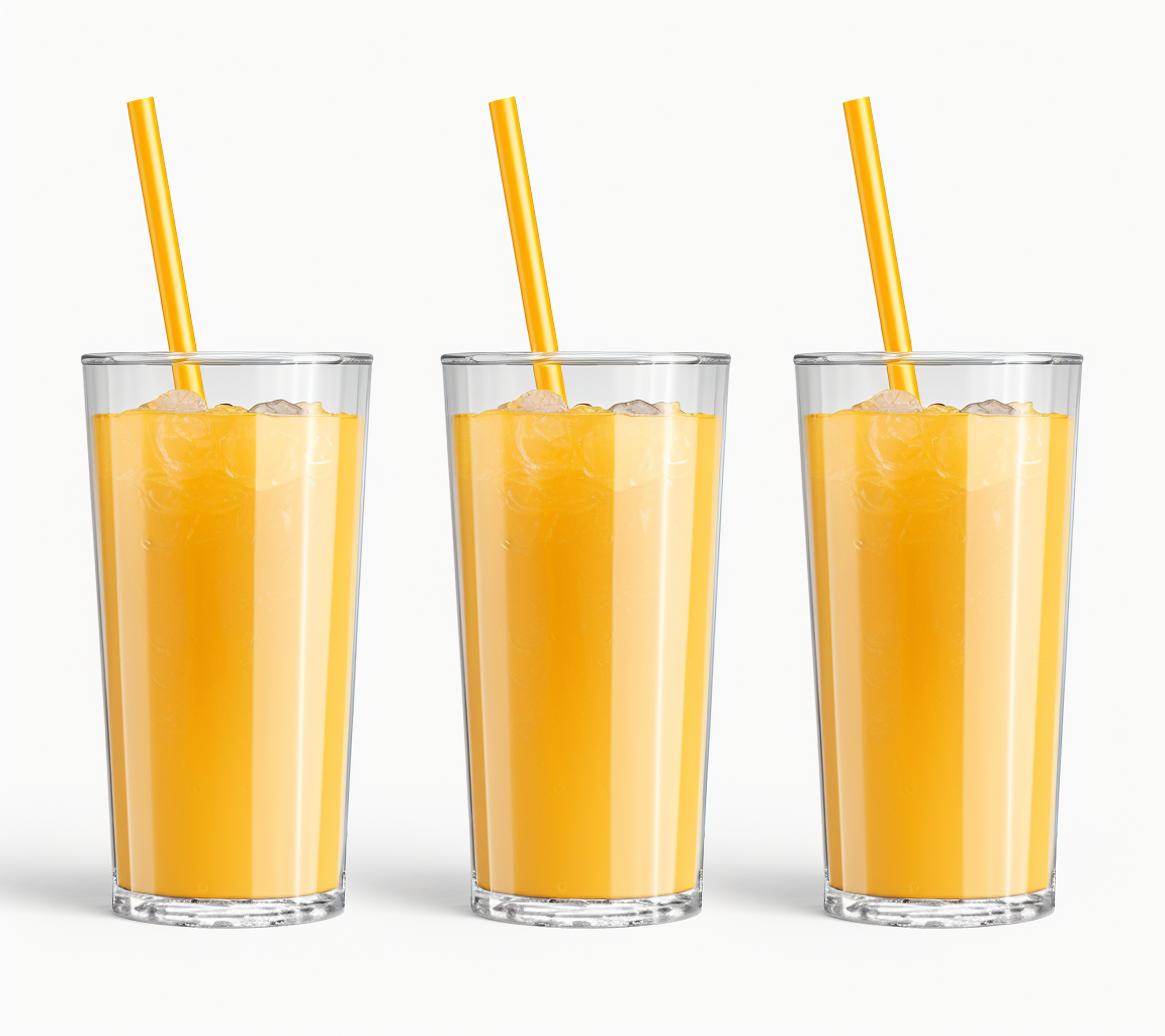 High-resolution tumbler mockup with straw