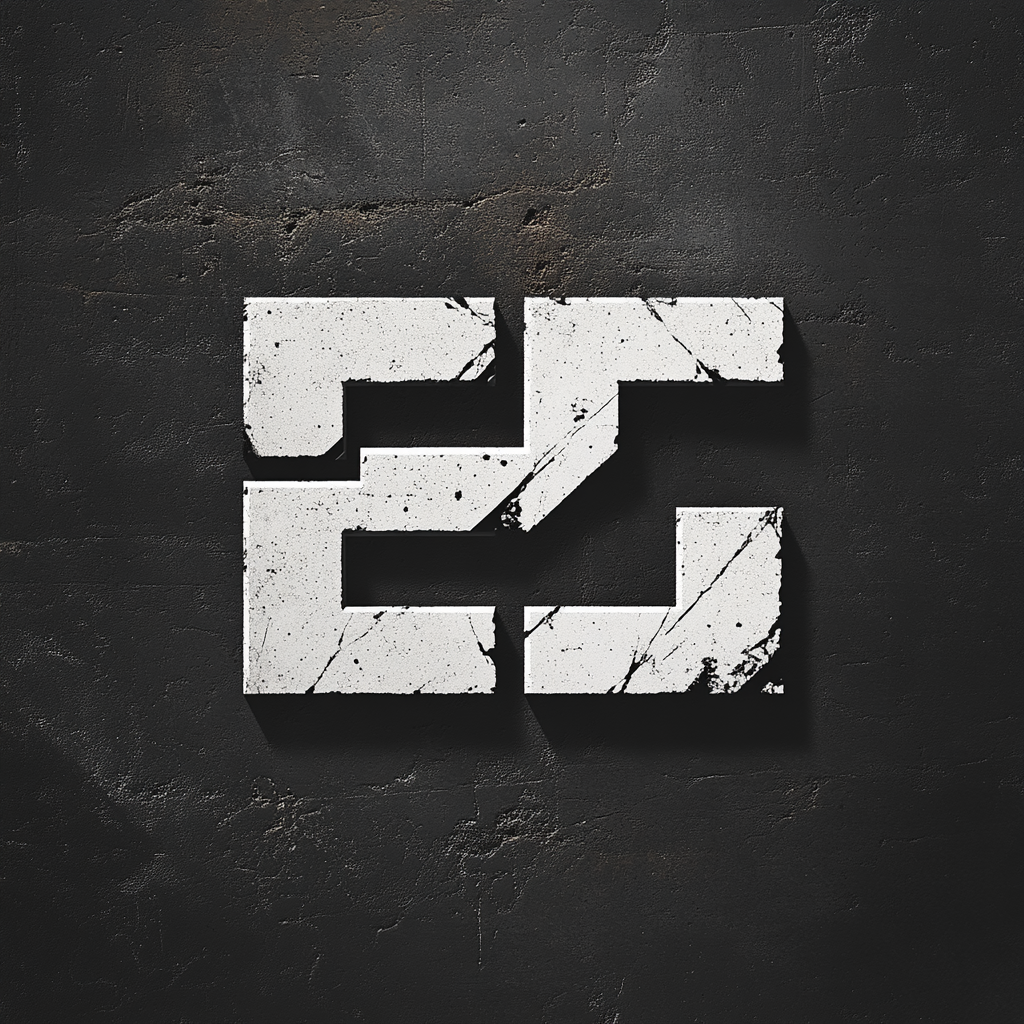 Bold, creative logo for Elite Constructors with 'EC' focus.