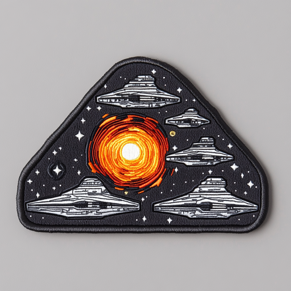 NASA-inspired patch: Nebula, Imperial Star Destroyers