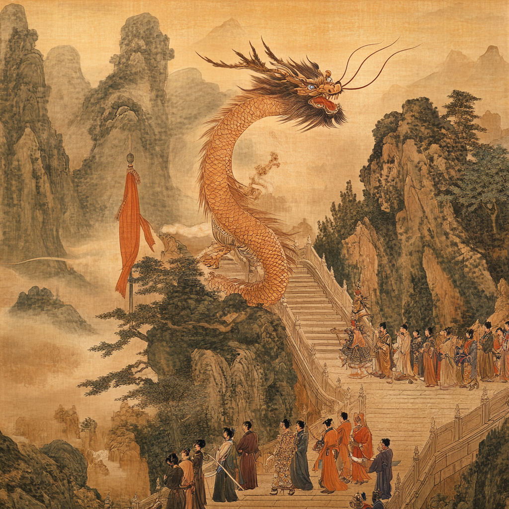 Phoenix loses wings, dragon loses pearl in ancient China.