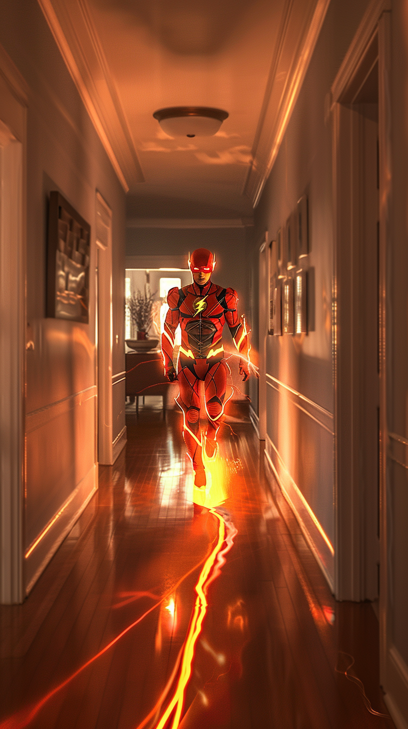 Superhuman Speed: Flash Dashing Through Domestic Setting