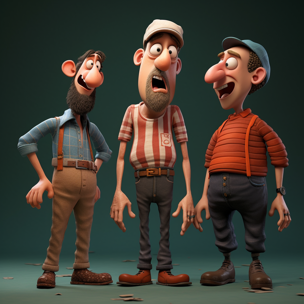 Three Aardman Animation style characters convincing  ?