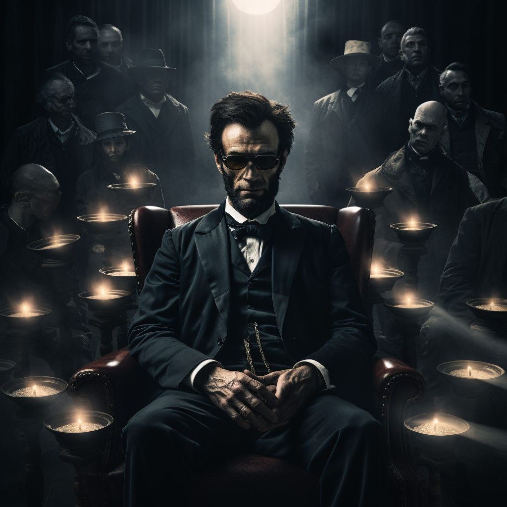 Abraham Lincoln Illuminati Scene