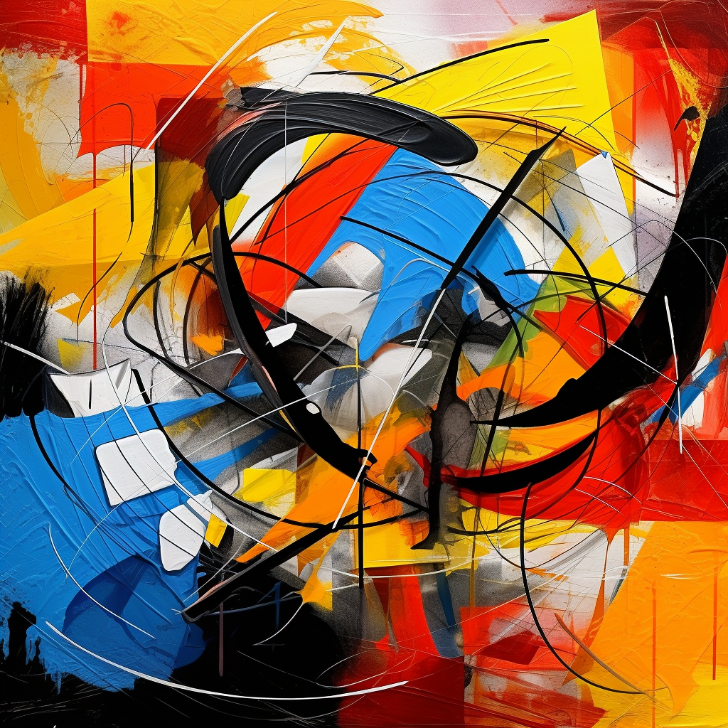 Colorful abstract graffiti background