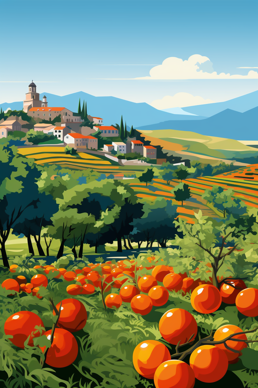 Agri City in Turkey Vector Art