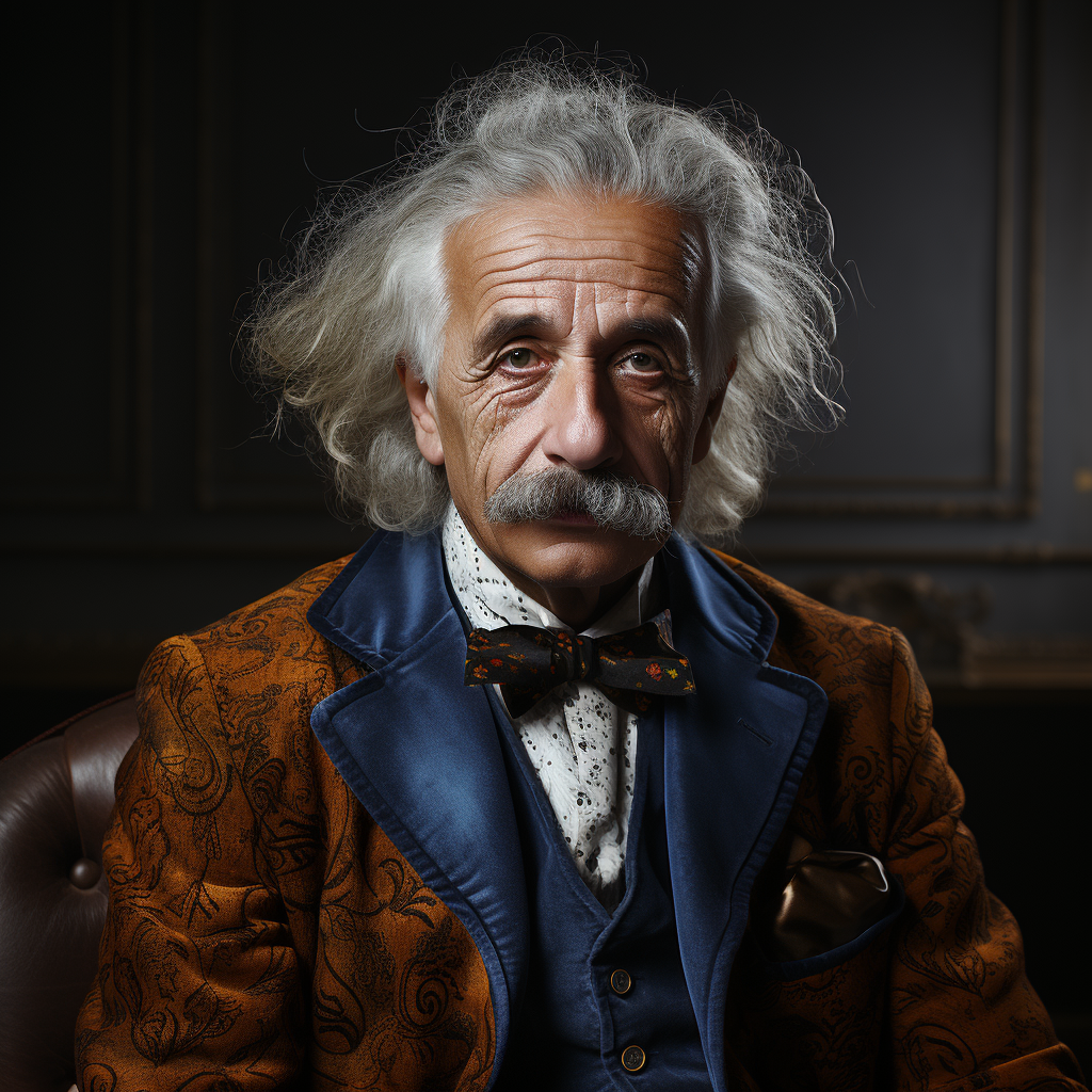 Albert Einstein portrait by Hasselblad