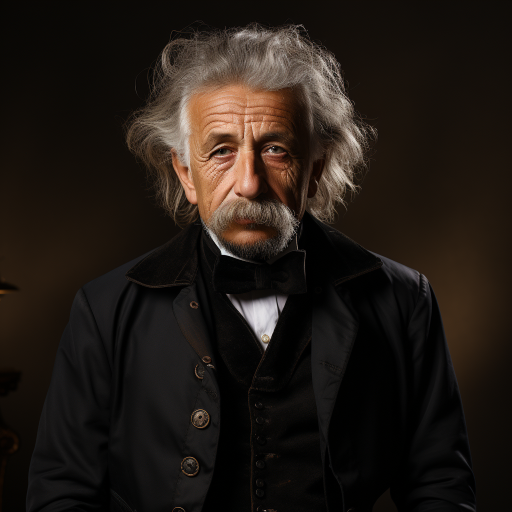 Albert Einstein - Genius Physicist Portrait Photo