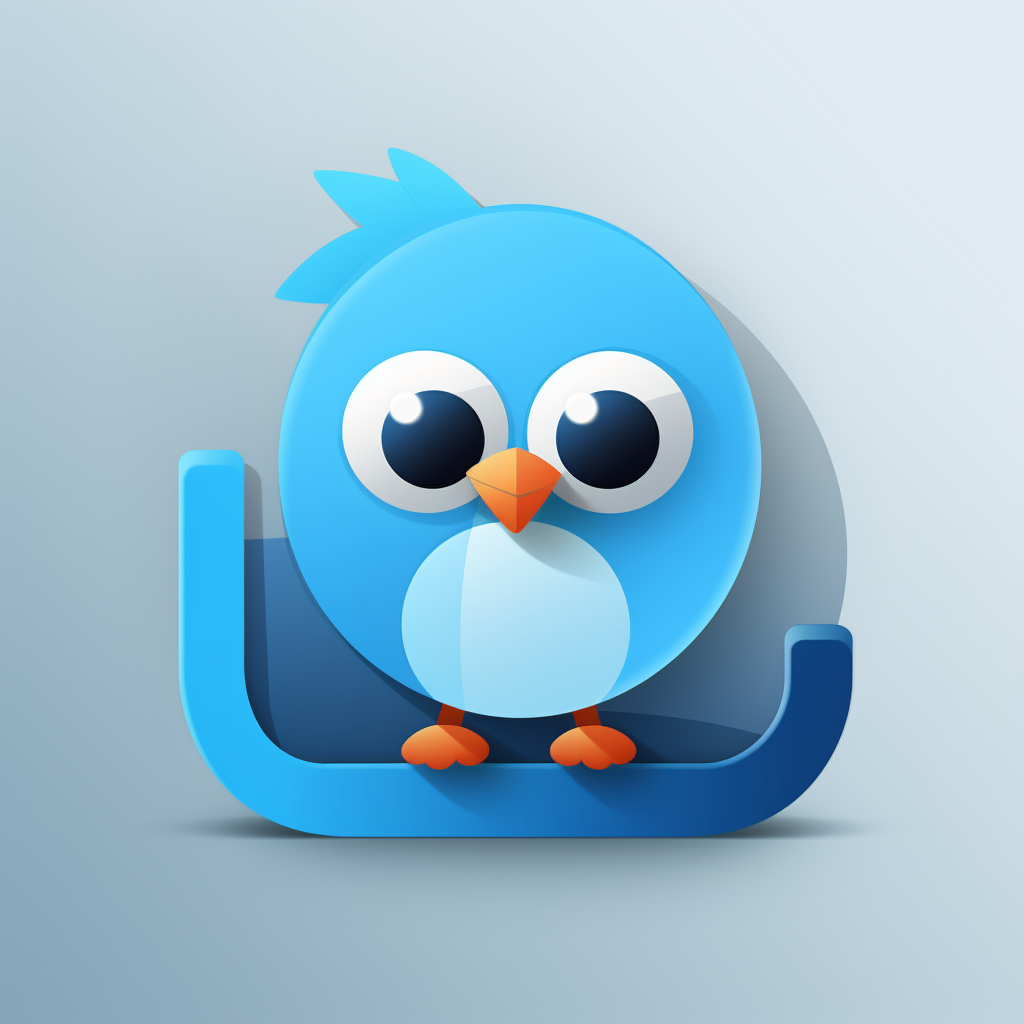 Icon depicting TweetLens analyzing tweets