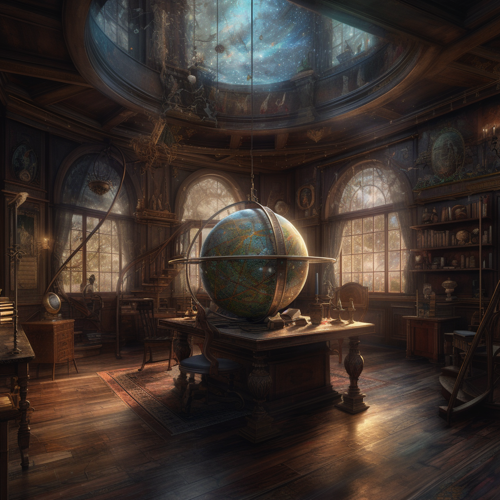 Arcane Orrery Room - Telescope - Magical Illumination