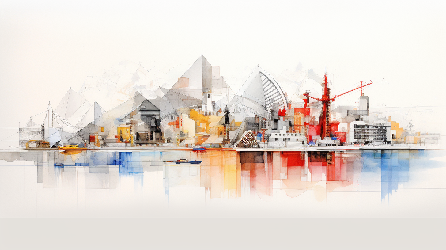 Arup's Global Reach with Watercolour Buildings