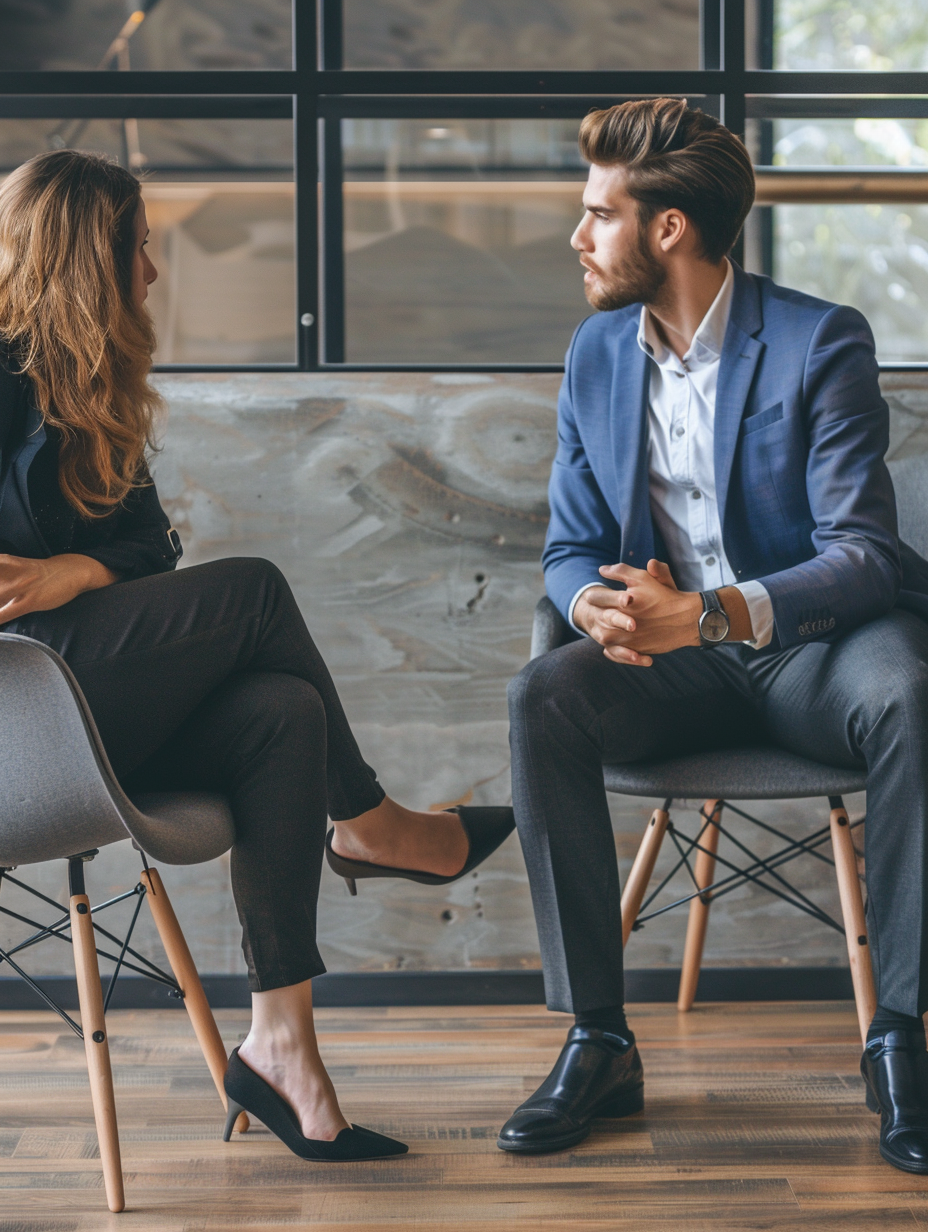 Body Language Office Diversity Image