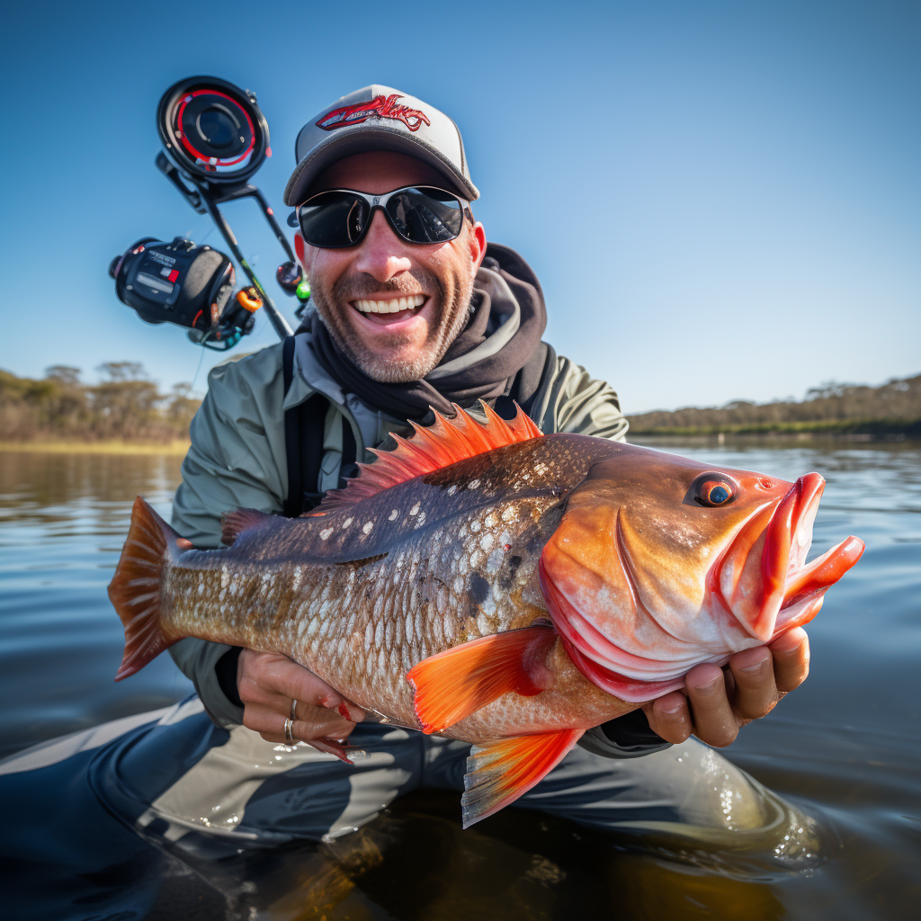 Steve Starling fishing in Australia