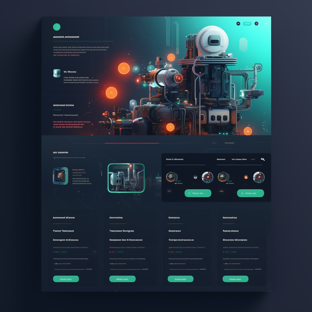 Automation Video Creation Service UI UX Web Design