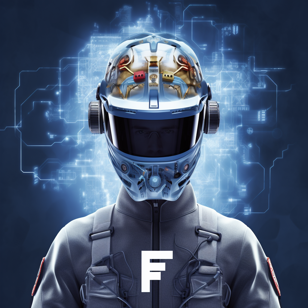 Avatar wearing EF helmet