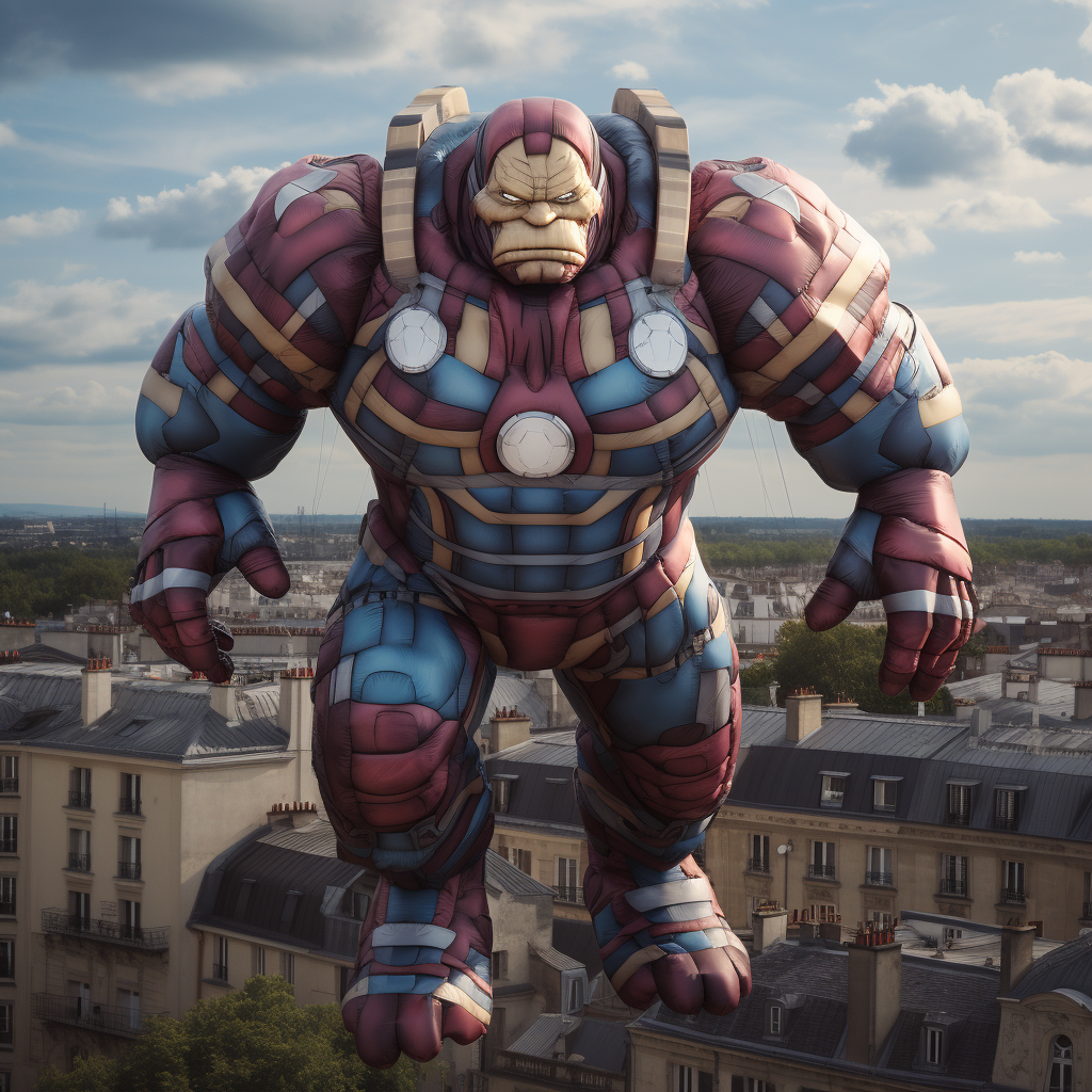 Avengers Inflatable Character in the Sky