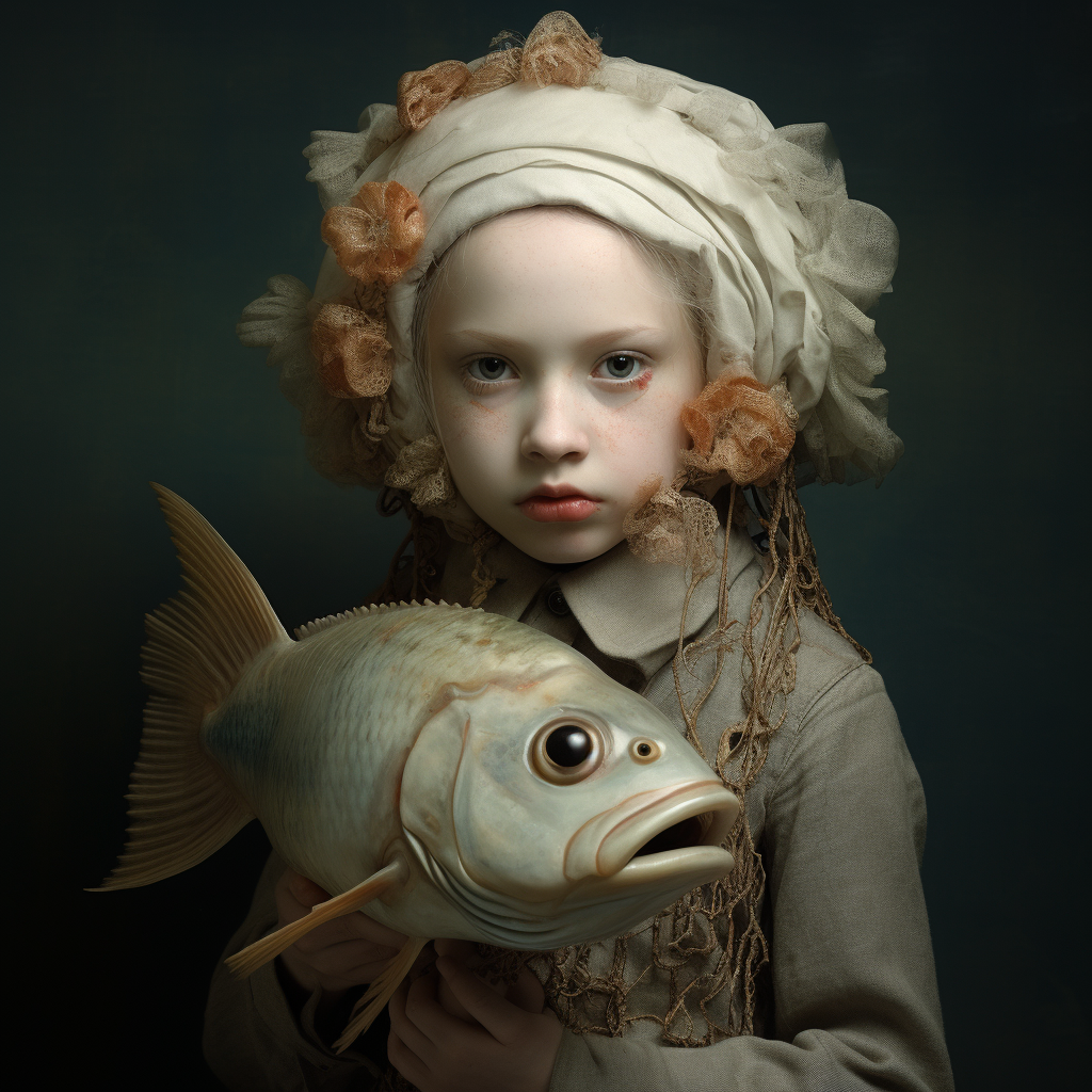 Baby Doll with Fish Head