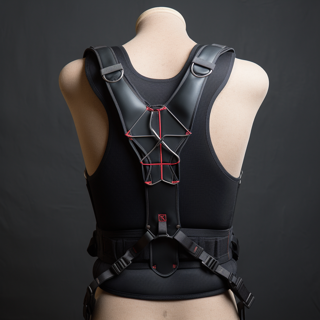 Backpack Harness with Elastic Cross