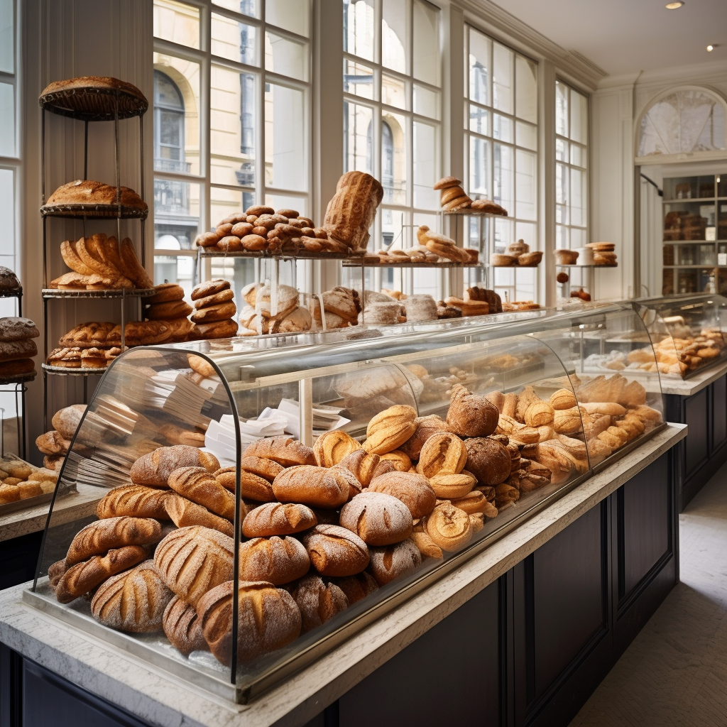 Symmetrical and Minimalist Bakery Treats