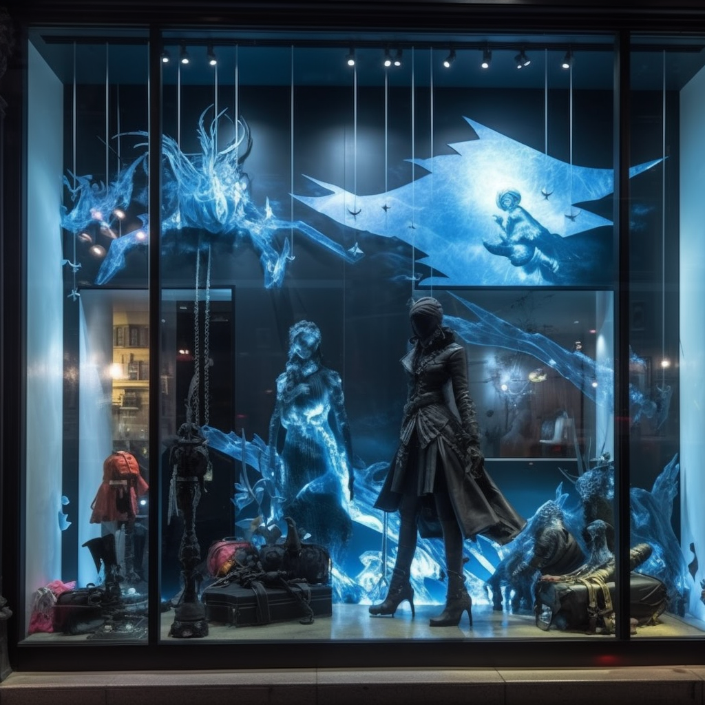 Game-inspired Balenciaga window display