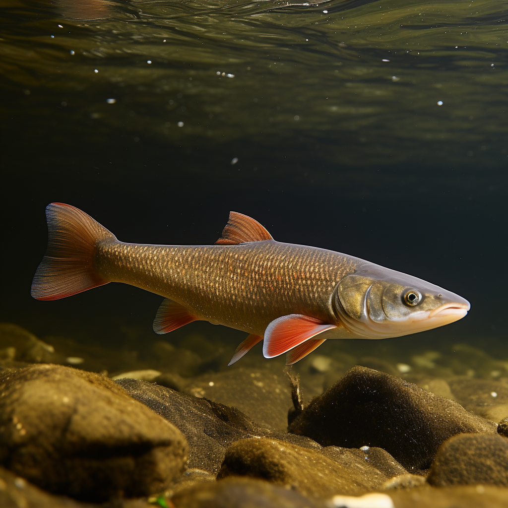 Close-up of Beautiful Barbel Fish