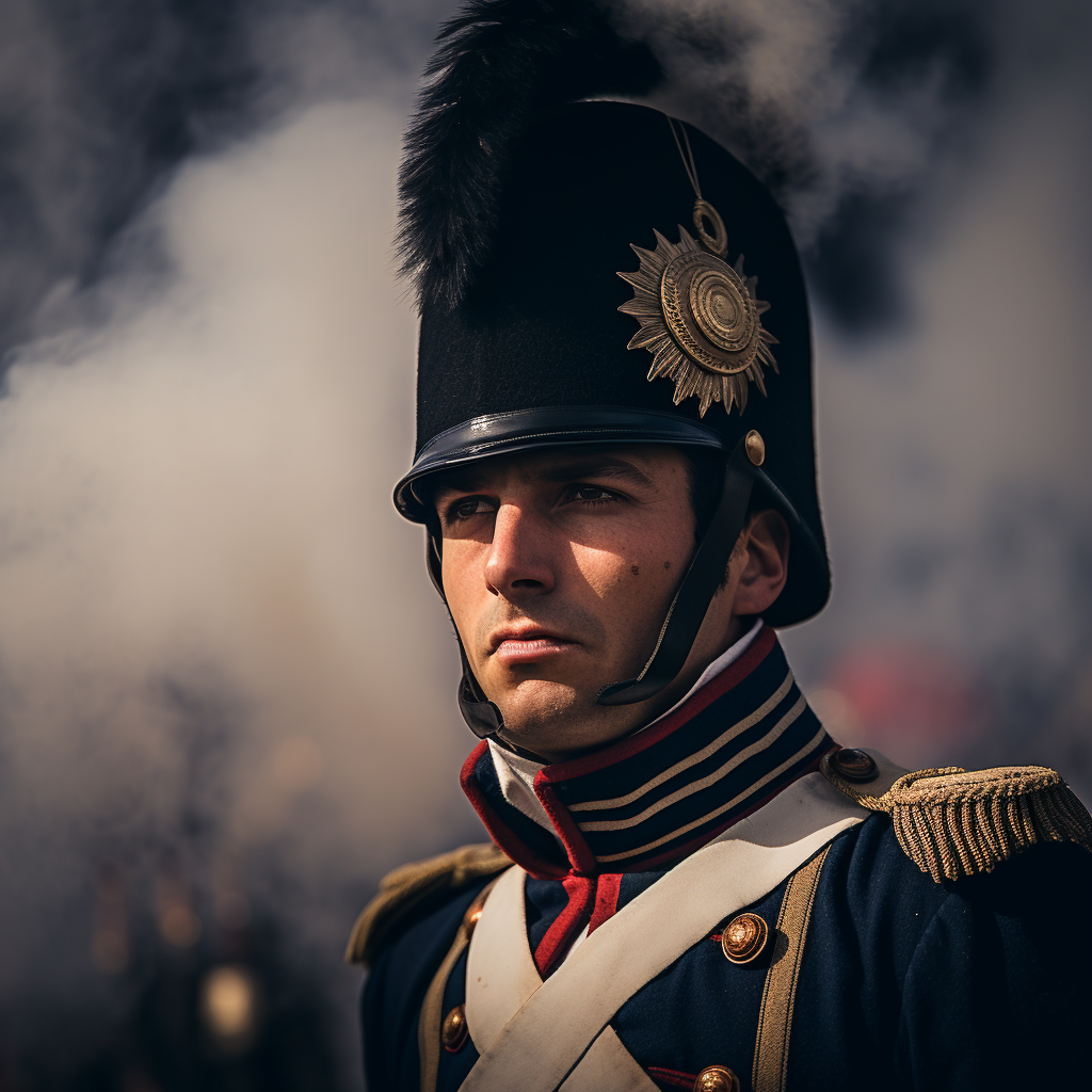 French Soldier at Battle of Waterloo