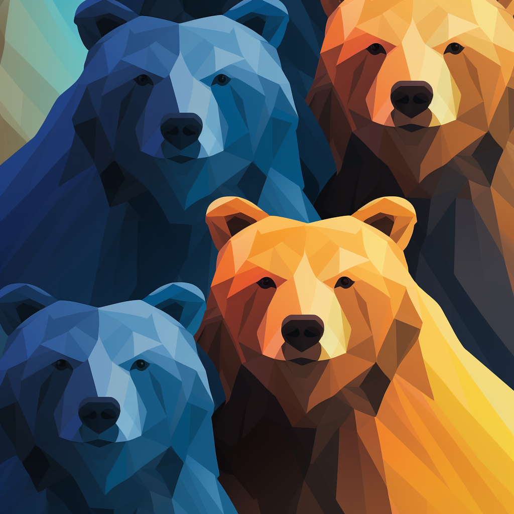 Cute bear pattern designs