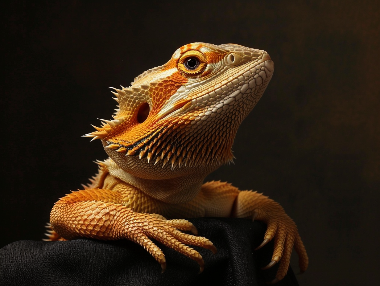 Bearded Dragon as Mona Lisa