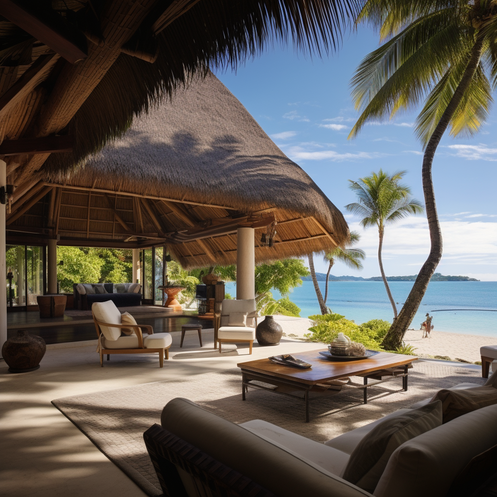 Beachfront Fijian Villa Image