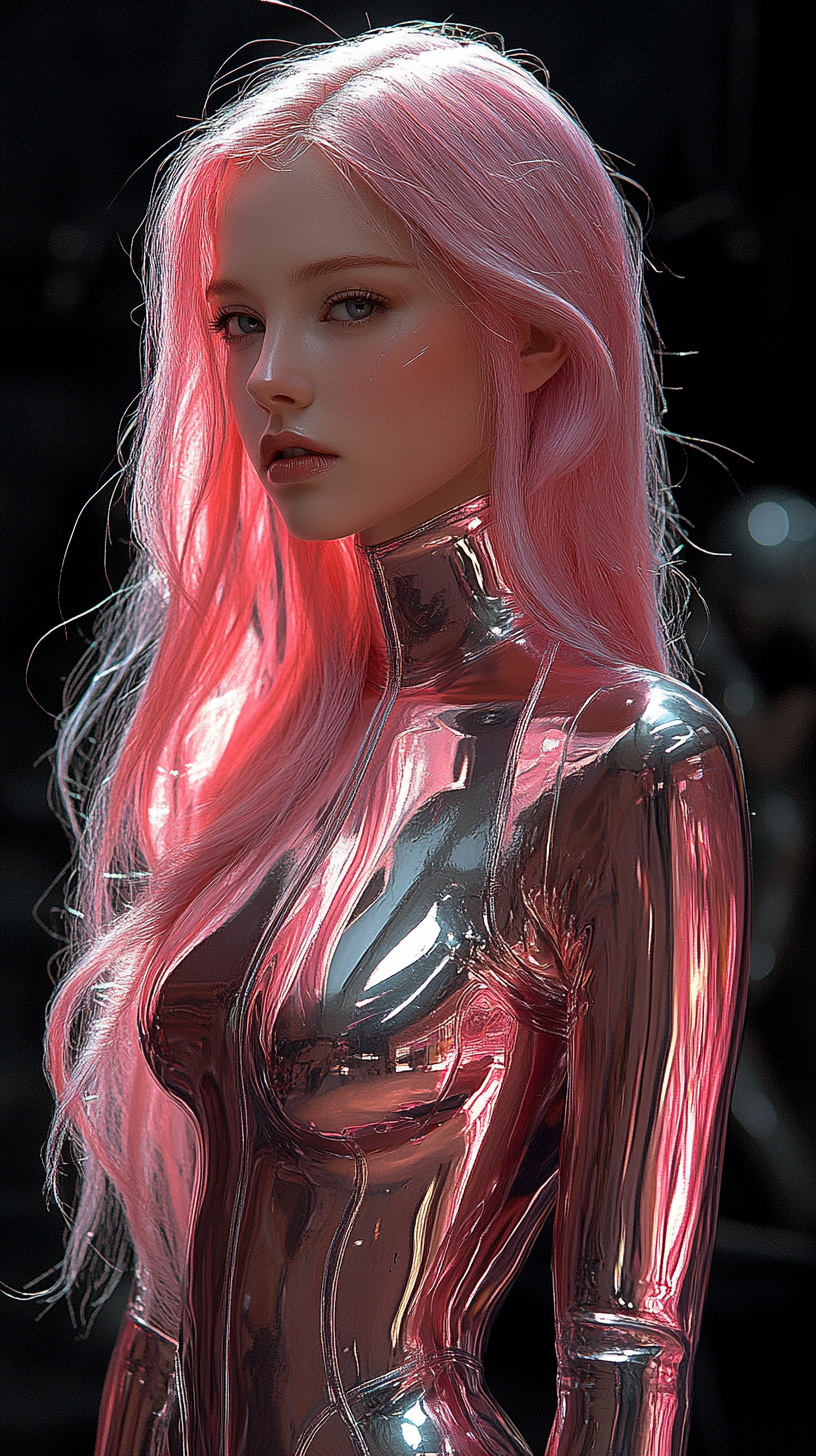 Pink-haired Anime Villain Woman