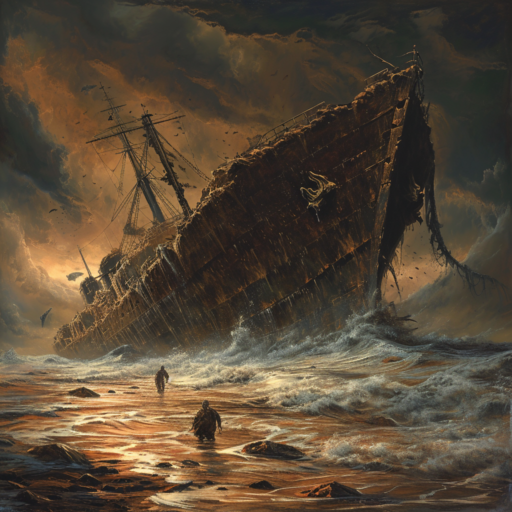 Biblical shipwrecks photo