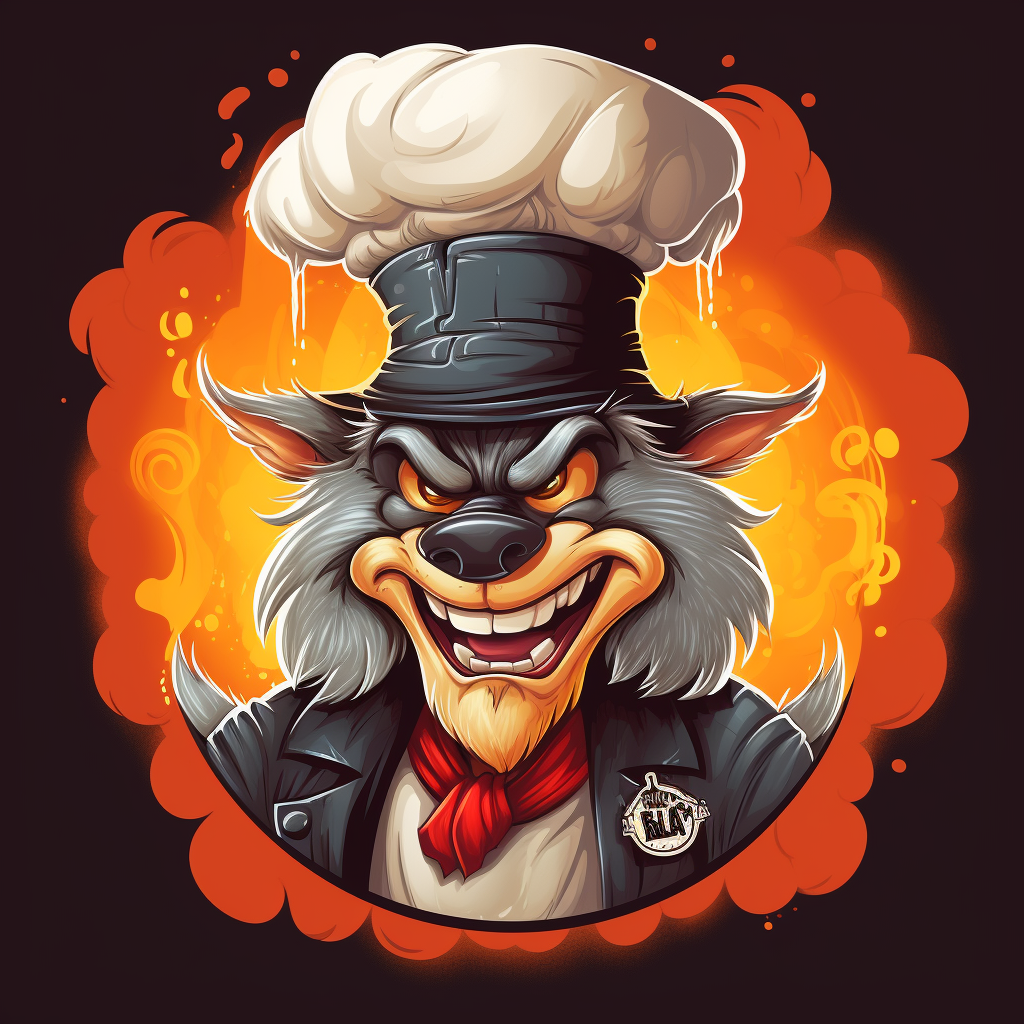 Big Bad Wolf Chef Hat Looney Tunes