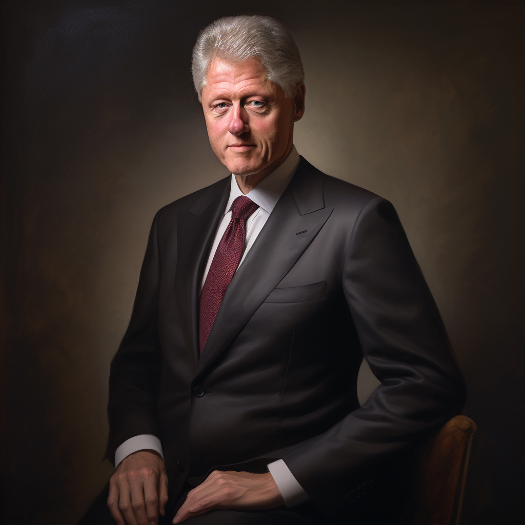 Portrait of President Bill Clinton